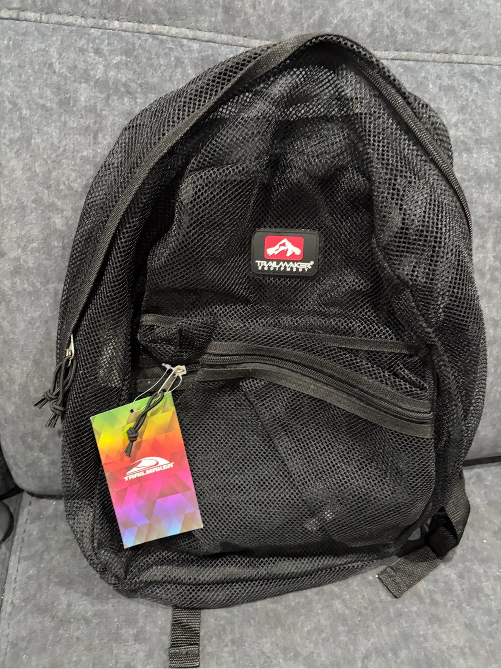 Black Mesh Daypack by